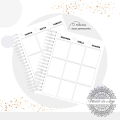 Planner & Agenda - ALFABETO MASCULINO - loja online