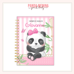 Caderneta de Vacina - Panda Menina