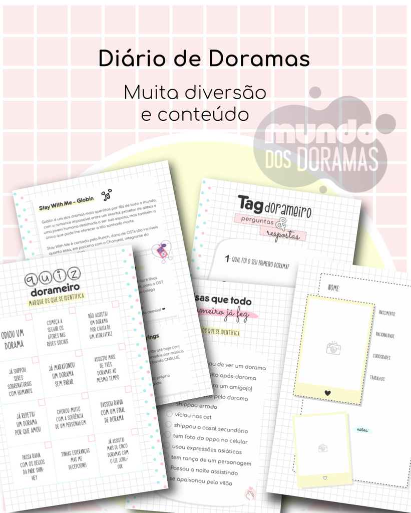 Meu Diário de Doramas - Uai Paper Papelaria