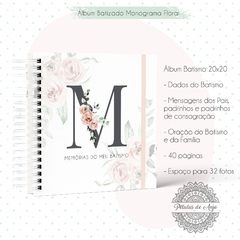 Livro de Batismo - Monograma - comprar online