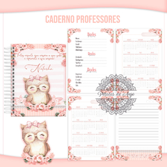 Caderno de Anotações - Professora Corujinha