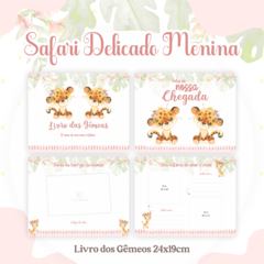 Livro dos Bebês - Safari Delicado Menina - comprar online