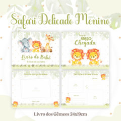 Livro dos Bebês - Safari Delicado Menino - comprar online