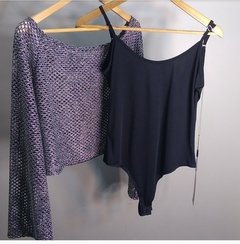Blusa cropped + body Avizo wear - Personalle Concept