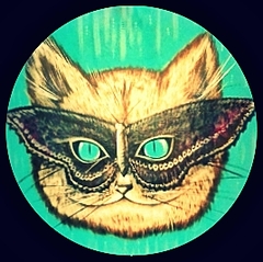 Pintura sobre Pared -Butterfly Cat (CONSULTAR) - Gabbie Custom Art