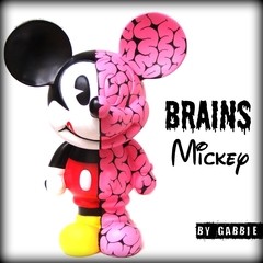 Brains Half Mickey Art Toy - comprar online