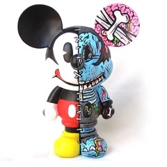 Zombie Half Mickey Art Toy - Gabbie Custom Art