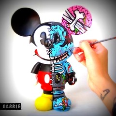Zombie Half Mickey Art Toy