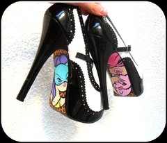 Miss Van Tribute Stilettos - Gabbie Custom Art