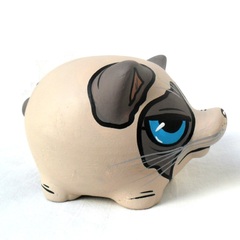Chanchito Alcancia Grumpy Cat - Gabbie Custom Art