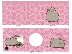 Billetera Gato Pusheen Anime