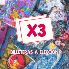 Billeteras PROMO X3 Regalo día del Niño