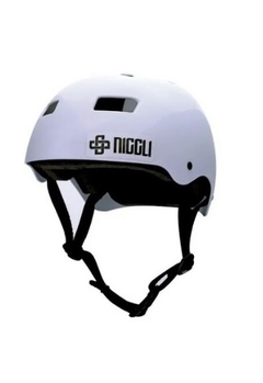 Niggli Pads: Capacete Branco Iron Pro N1 (tam P)