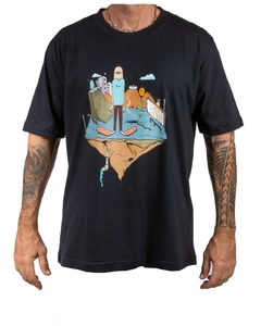 Camiseta Anarquia SKATELIXOS - skateboard man