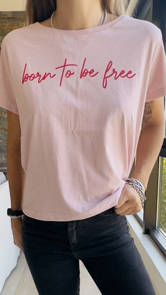 REMERA BORN TO BE FREE - comprar online