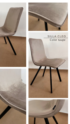 Silla Cleo Taupe M-2016/TA - tienda online