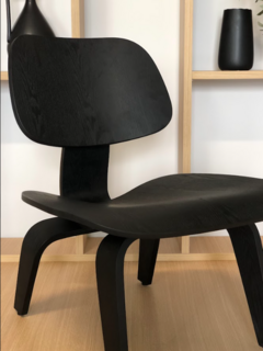 SILLON EAMES PLYWOOD FULL BLACK - BLS02FBK en internet