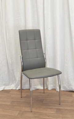 SILLA VIENA Gris Ecocuero RT-131C/GC - comprar online