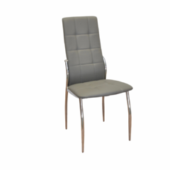 SILLA VIENA Gris Ecocuero RT-131C/GC