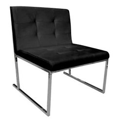 B2057/N Sillon Capitone Negro