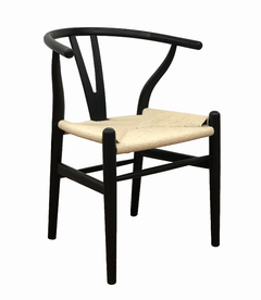 Silla Wishbone Natural Black - K575-1/BK