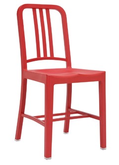 RT-8070/R Silla Navy plastica roja