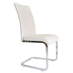 Silla Jenna blanca ecocuero DC899/B