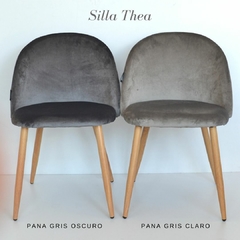 SILLA THEA PANA GRIS CLARO DC1752GCT