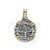 Medalla redonda Arbol de la Vida virola piedras - Plata y Oro