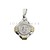 Medalla San Benito Cruz 14x22mm - Plata y Oro - comprar online