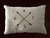 Almohadon tusor bordado flechas cardinales crudo - comprar online