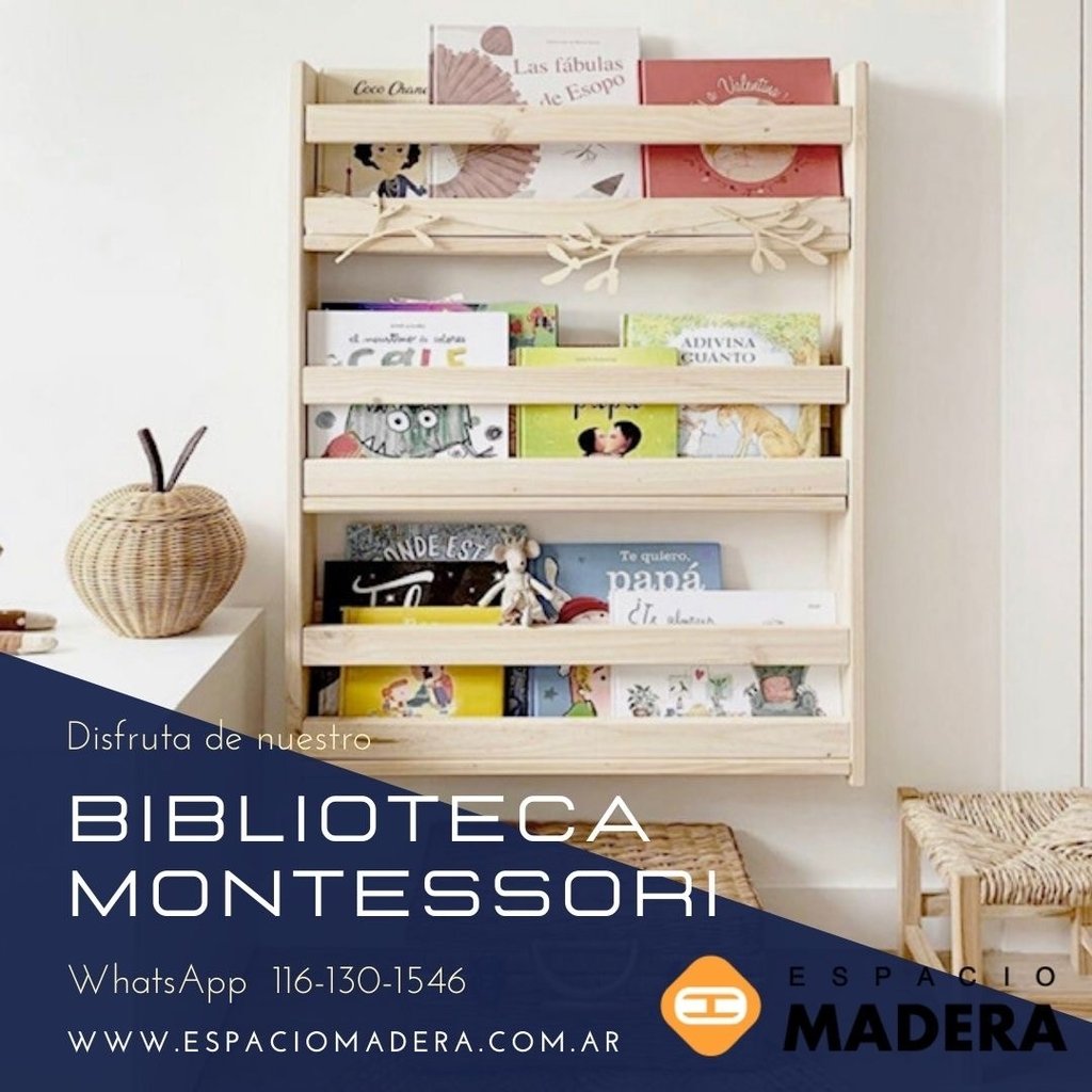 BIBLIOTECA MONTESSORI - Comprar en Espacio Madera