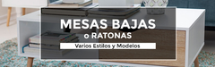 Banner de la categoría Mesas Bajas