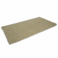 Alfombra Yute y Algodón Natural A0598 - 160x230 - HolaCasa