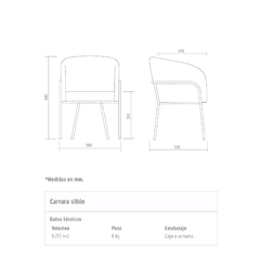 Image of Silla de cabecera Carrara