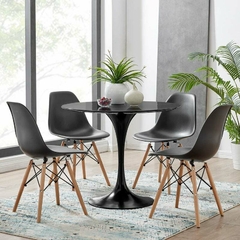 Mesa de comedor Tulip Negra