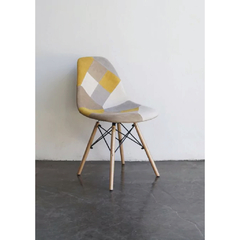 Silla Eames tapizada Patch - comprar online