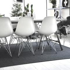 Silla Eames patas de metal