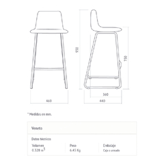 Taburete Veneto - comprar online