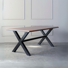 Mesa de comedor industrial Cruz - comprar online