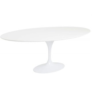 Mesa Tulip Oval 180 Sarineen Laca Pie Ovalado - Alto Impacto - ALTO IMPACTO Home + Office