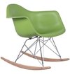 Sillon Mecedora Rocking Transparente Eames- Alto Impacto - tienda online