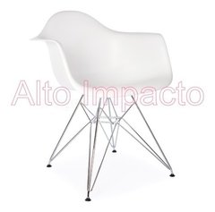 Set 2 Sillon Eames Miller Dsr Abs Base Cromada- Alto Impacto