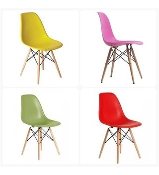 Combo Mesa Eames + 4 Silla Eames Kids Niños P - Alto Impacto - comprar online