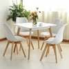 Combo Mesa Eames 80 Cm 4 Silla Dsw Eames - Alto Impacto