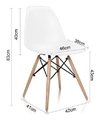 Imagen de Combo * 4 Silla Eames Comedor Dsw Abs + 12 Pagos - Alto Impacto