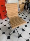 Sillon Aluminium Oficina Eames Rosa Varios Colores