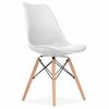 Silla Tulip Eames Dsw Almohadon Madera- Alto Impacto