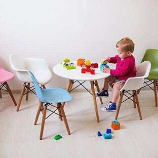 Combo Mesa Eames + 2 Sillon Eames Kids Niños - Alto Impacto - comprar online