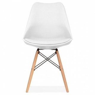 Silla Tulip Eames Dsw Almohadon Madera- Alto Impacto - tienda online